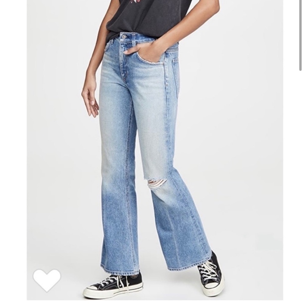 Citizens of Humanity Amelia Vintage Flare High Rise Jean Blue